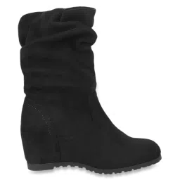 Metro Women's Black Wedge Booties image 2