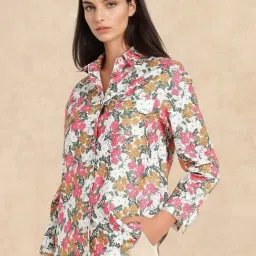 RAREISM Multi Cotton Blend Printed Long Sleeves Shirt image 4