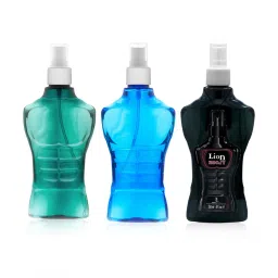 Dorall Collection Fluid Intense, Thunder Blue & Lion Heart Body Mist - Pack of 3 image 1