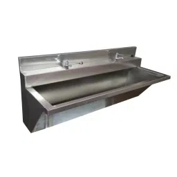 A ONE HOSPICARE 1.22 m (4 Feet) Stainless Steel 202 OT Scrub Station with 2 Elbow Taps, AOH - 186 (D)-image-91