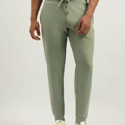 United Colors of Benetton Olive Regular Fit Joggers image 1