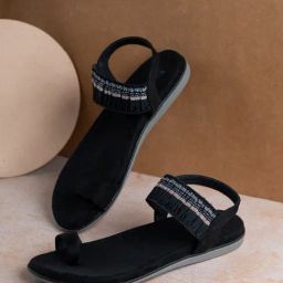 Inc.5 Women's Black Toe Ring Sandals-picture-24