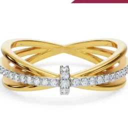 EMORI 14k Yellow Gold Lab Grown Diamond Statement Ring for Women-image-53