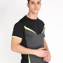 Chkokko Multicolor Round Neck T-Shirt image 3