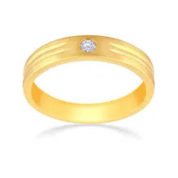 Malabar Gold and Diamonds 18k Yellow Gold Diamond Ring for Women-picture-28
