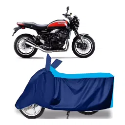Auto Pearl Two Wheeler Cover for Kawasaki Z900 RS Cafe Racer BS6 - Cyan, Blue-picture-47