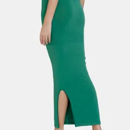 Zivame Green Relaxed Fit Saree Shapewear image 2