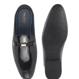 Fausto Men's Black Mule Shoes image 3