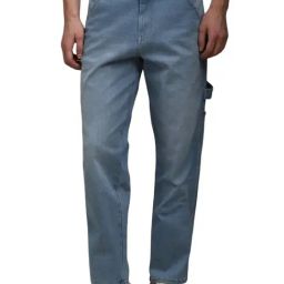 Louis Philippe Blue Slim Fit Cargo Jeans-picture-6