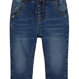 mothercare Boys Blue Washed Regular Fit Jeans-image-60