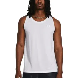 Under Armour White Slim Fit Tank Tee-picture-19