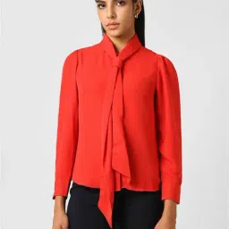 Van Heusen Red Regular Fit Shirt-image-69
