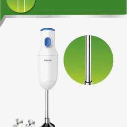 Philips HL1655/00 250 Watt Hand Blender (White/Blue) image 4