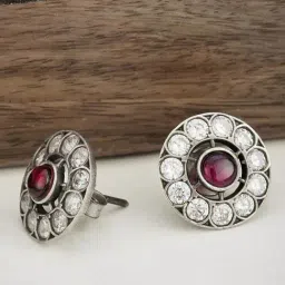 Fabindia Silver Stud Earrings-image-84