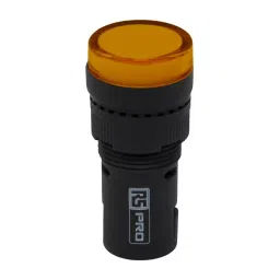 RS PRO LED Pilot Light Panel Mount Yellow Complete 16 mm Cutout IP40 Round 120 V AC/DC, 9092471-image-9