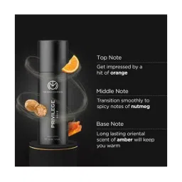 The Man Company Privilege Deodorants for Men - Bold & Intense Fragrance Body Spray Long-Lasting image 3