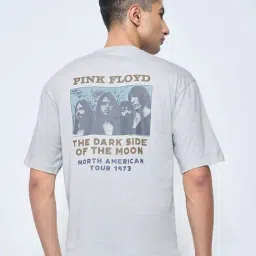 Sf Jeans By Pantaloons Grey Relaxed Fit Graphic T-Shirt image 2