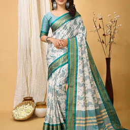 Mitera Ethnic Motifs Zari Art Silk Banarasi Saree-picture-22
