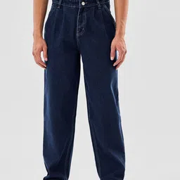 Snitch Men Snitch Dark Blue Mid-Rise Relaxed Fit Jeans-image-46