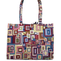 SGM FASHION Colourblocked Structured Shoulder Bag image 2