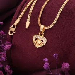 DIVASTRI Brass Gold-Plated Necklace image 3