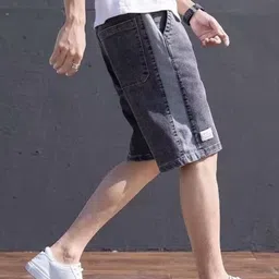 KPOP Men Colourblocked Technology Shorts image 2