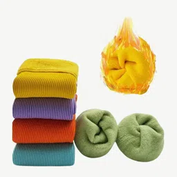 G Heist Unisex Pack Of 4 Assorted Calf-Length Winter Socks-image-41