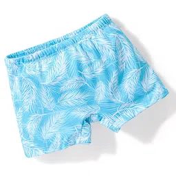 Babyhug Swimming Trunk Leaf Print -  Blue-picture-20