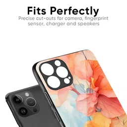 QRIOH Floral Printed iPhone 17 Pro Max Back Case Mobile Accessories image 2