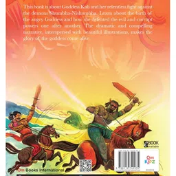 om books international Kali The Fearsome Goddess - Large Print Story Book - Indian Mythology books for Kids, English image 2