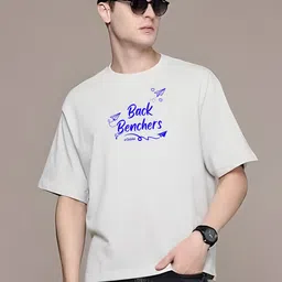 KAIDO Graphic Printed Round Neck Drop-Shoulder Sleeves Oversized Casual T-Shirt-image-57