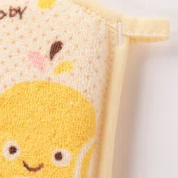 fab n funky Bath Sponge Dolphin Print - Yellow image 3