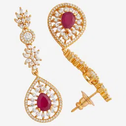 Kushal's Fashion Jewellery Contemporary Drop Earrings image 2