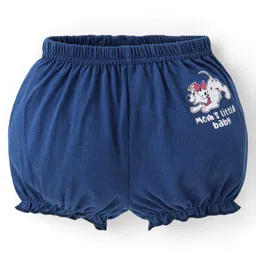 Babyhug Disney Lycra Knit Bloomers with Polka Dots &101 Dalmatians Print Pack of 3- Red Blue & Pink image 4