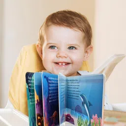 kiddale Aquatic Animals Nursery Rhymes Board Book 'Ripple in the Water' for Toddlers 1+ Years| A Vibrant Illustrated Collection of Enchanting Melodies| Perfect for Early Learning Preschoolers image 4