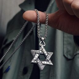 J.S ENTERPRISES Star Shaped Pendants with Chains-picture-16