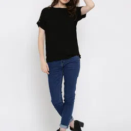 Roadster Black Extended Sleeves Top image 4