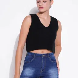 showoffff Showoff Black Regular Fit Tops-picture-17