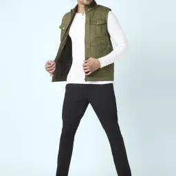 Urban Ranger by Pantaloons Olive Regular Fit Jacket image 5