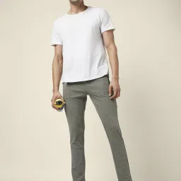 Ajile by Pantaloons Olive Melange Slim Fit Trackpants image 5