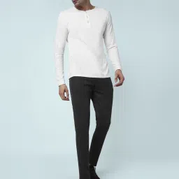 Ajile by Pantaloons Charcoal Melange Slim Fit Trackpants image 5