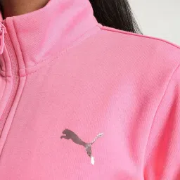 Puma Pink Cotton Regular Fit Jacket image 5