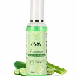 Globus Naturals Cucumber Facial Skin Toner with Goodness Of Aloe Vera Extract Pack of 2 - 200 ml image 2