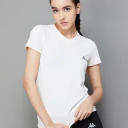 KAPPA White Printed Sports T-Shirt-picture-35