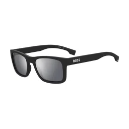 Hugo Boss Silver Rectangular Sunglasses for Men image 1
