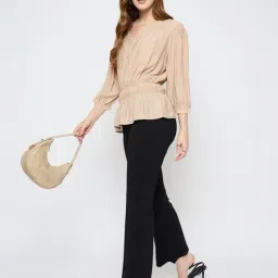 Madame Beige Regular Fit Top image 5