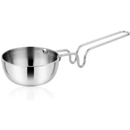 Prabha Stainless Steel Silver Tadka Pan Advanced Heat Conversion - 550ml-image-68