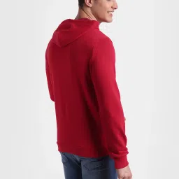 United Colors of Benetton Red Hooded Sweatshirt image 2