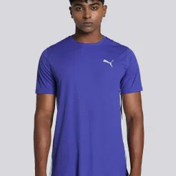 Puma Running Favorites Blue Regular Fit Sports T-Shirt image 1