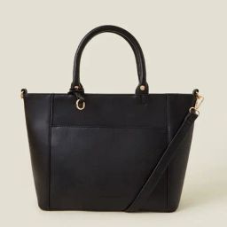 Accessorize London Black Solid Shoulder Handbag-picture-42